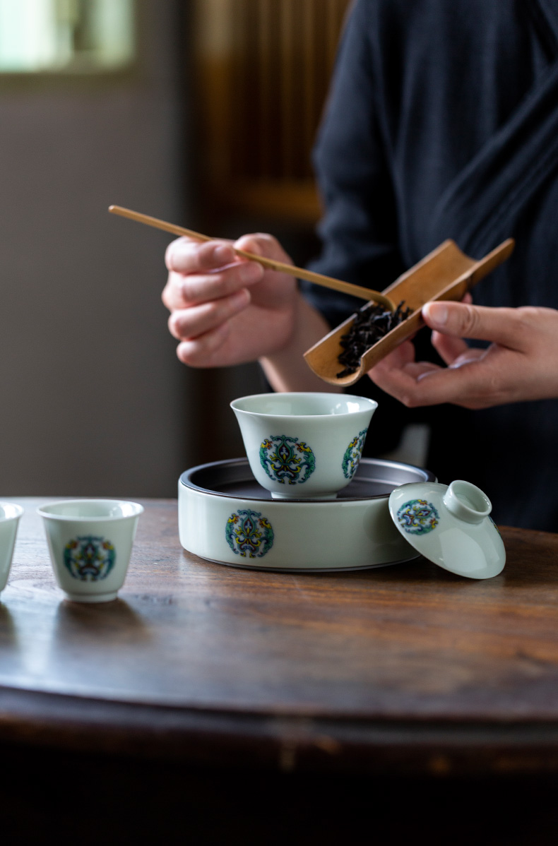 Ultimately responds to glair thin foetus tureen jingdezhen ceramics single tea cup hot large kunfu tea tea bowl