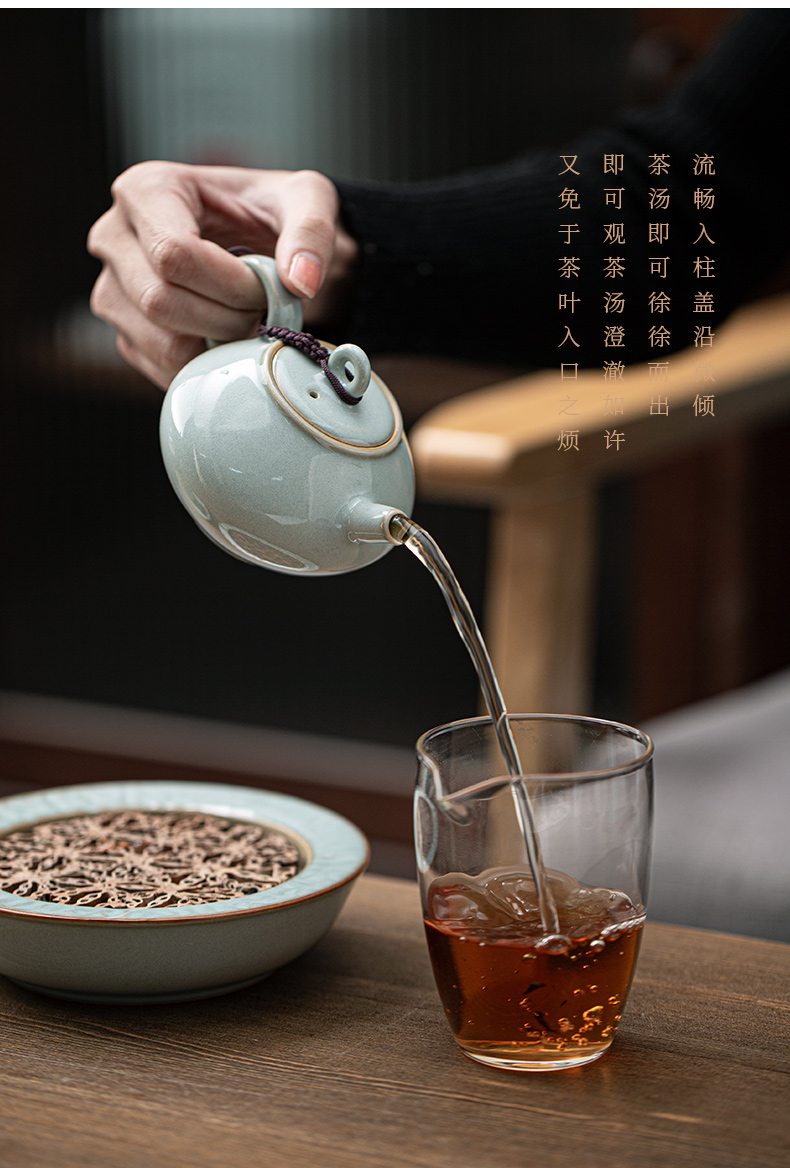 Ultimately responds to up slicing can keep little teapot individual contracted ceramic kung fu tea set the antique teapot single pot of masterpieces