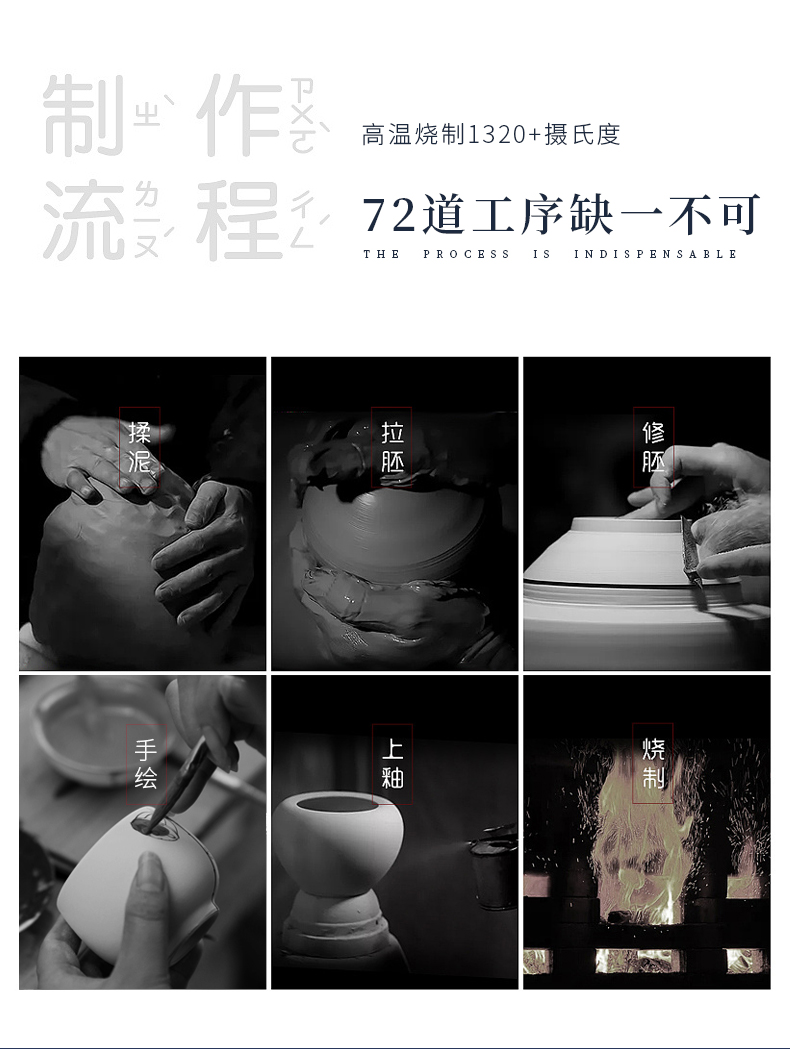 Blue and white tea ultimately responds to clay filter) ceramic filters filter good tea cups creative tea accessories