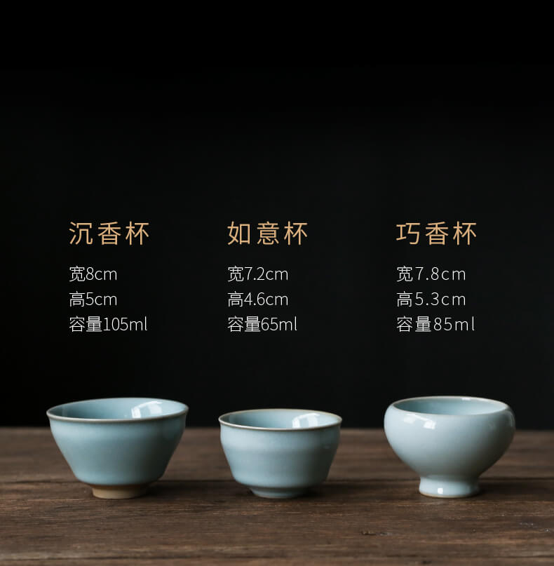 Ultimately responds to up ceramic cups master cup single CPU slicing can raise large sample tea cup single lamp that kung fu tea cups