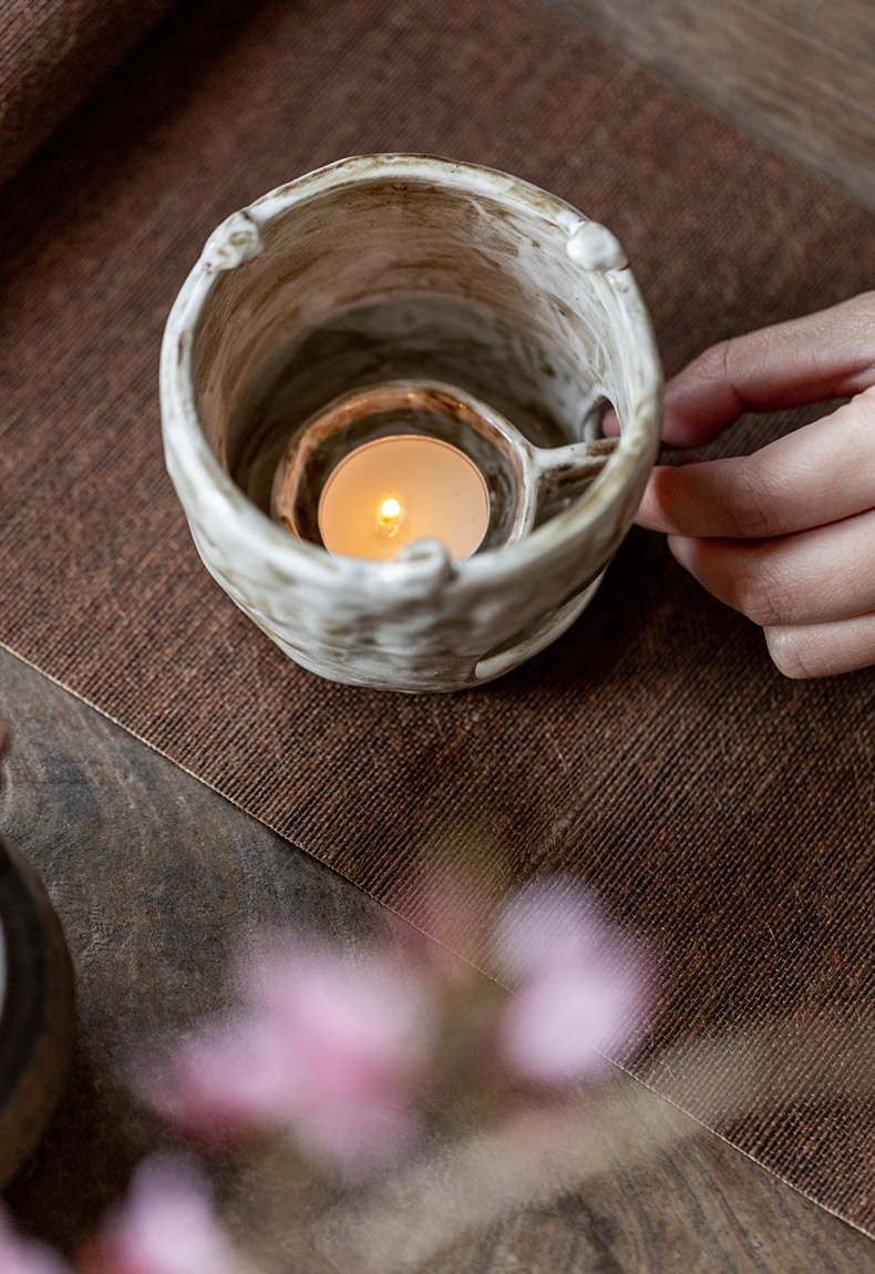 Ultimately responds warm tea table to restore ancient ways the wood up with deterioration insulation base tea based heating stove to warm tea boiled tea stove