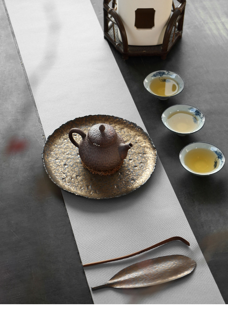 Ultimately responds to pot bearing crude TaoGan mercifully a pot of gold pad dry terms ceramic plate of tea accessories a pot of tea, the tea tray