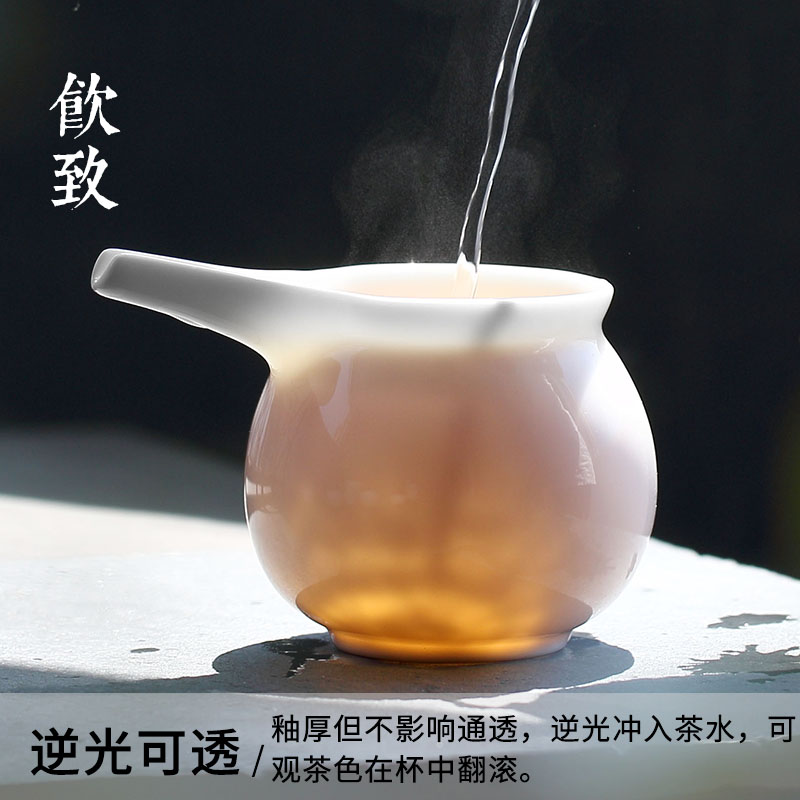 Ultimately responds fair to dehua white porcelain tea cups of tea a single manual large portion ceramic cups and cup of tea