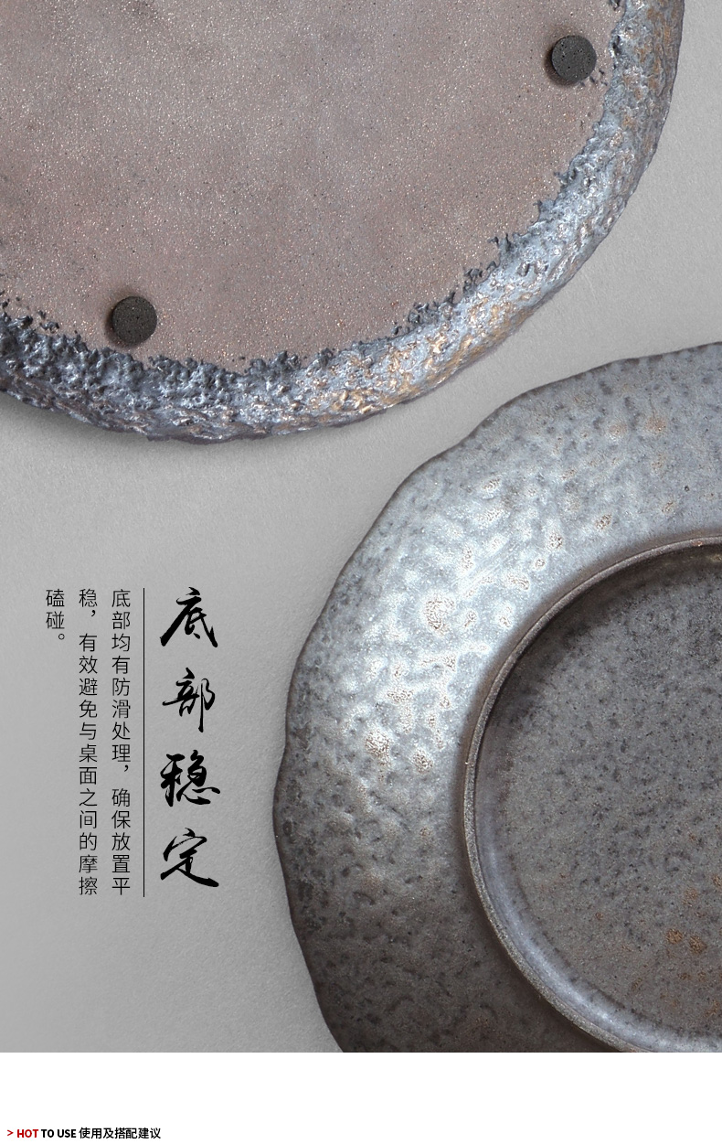 Ultimately responds to pot bearing crude TaoGan mercifully a pot of gold pad dry terms ceramic plate of tea accessories a pot of tea, the tea tray