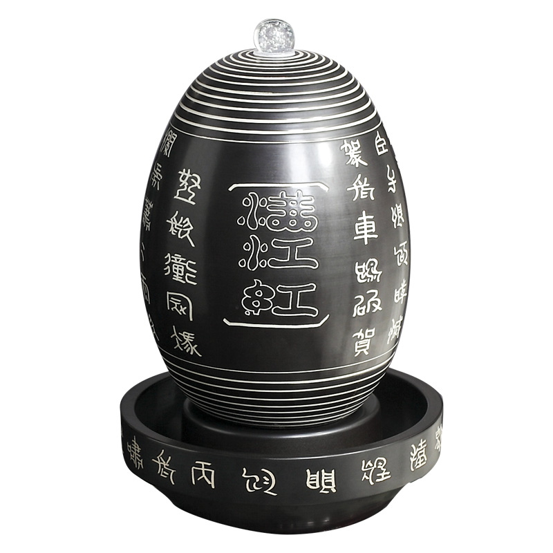 Jingdezhen ceramics fountain humidifier water tank fall pillar sitting room aquarium household act the role ofing is tasted