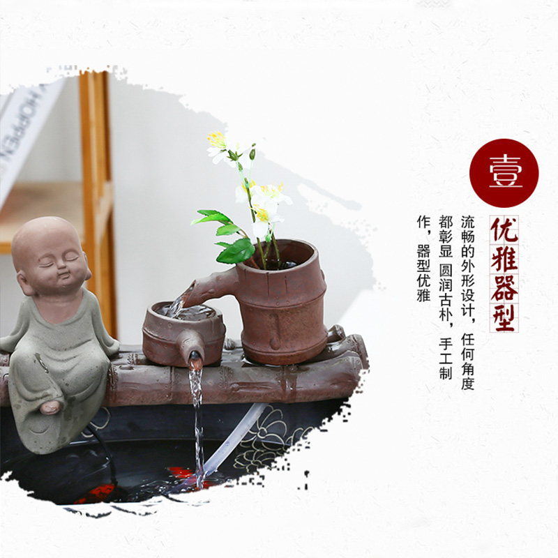 Package mail jingdezhen ceramic aquarium goldfish turtle cylinder water aquarium goldfish bowl creative small sitting room adornment