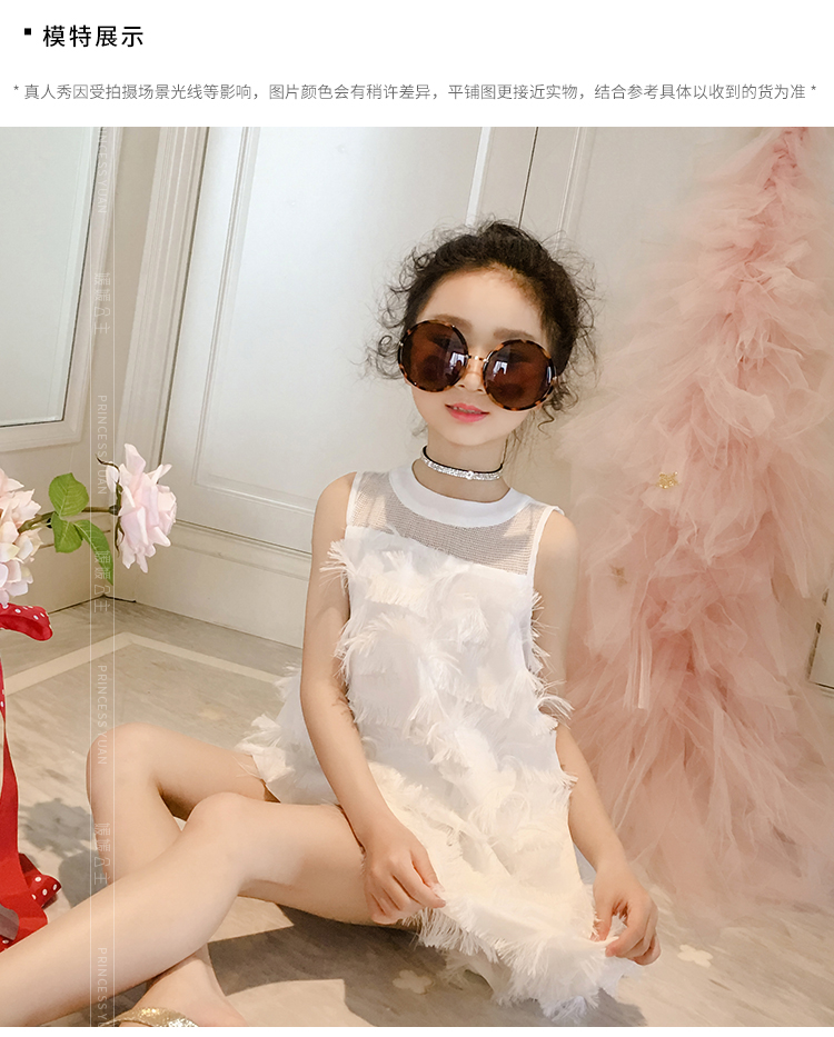 Cô gái ăn mặc mùa hè 2018 trẻ em mới của công chúa váy hiển thị váy phong cách nước ngoài fluffy váy vest váy đầm cho be gái 15 tuổi