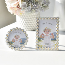 Time a few fledgling chicks delicate photo frames JAPAN LADONNA ROUND ADOLESCENT GIRLS 4 INCH 6 INCH 7 INCH WASH PHOTOS