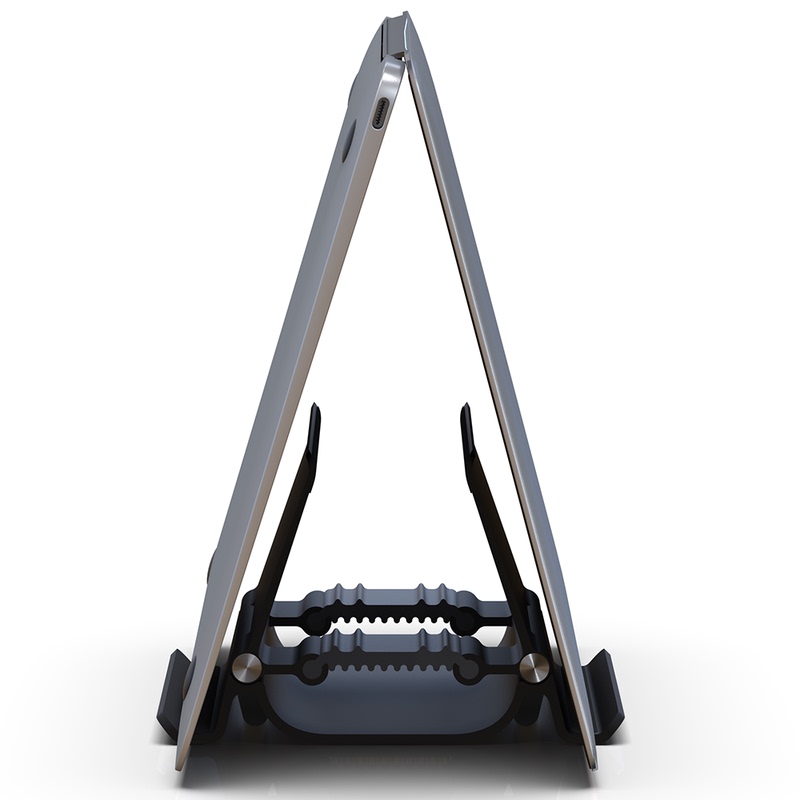 Crossline Laptop Vertical Stand Portable Desktop Storage Stand Gravity Clamping Vertical Storage Rack MacBook Mobile Phone iPad Tablet Three-In-One Vertical External Monitor