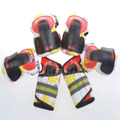Off-code clearance special Iron Cavalry children's skating skates protective gear Roller skates skateboard riding roller skating protective gear six-piece set