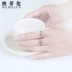Nhẫn kim cương Vitilon 1 carat mô phỏng nhẫn kim cương nữ nhẫn S925 bạc kim cương nhẫn đôi nữ nhẫn cưới nhẫn nhẫn nhẫn đồng xu Nhẫn