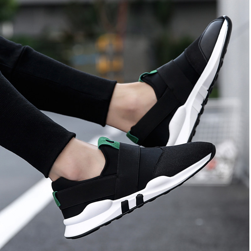 2022 new spring men's shoes Han prints Lazy Crowds Shoes A foot-foot Canvas Shoes Men Trends 100 Hitch Sports Casual Shoes
