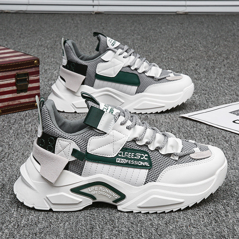 2022 new net red Old Daddy Men's shoes Breathable Comfort Net Face Shoes Heightening Running Casual Sports m2k Tide Shoes