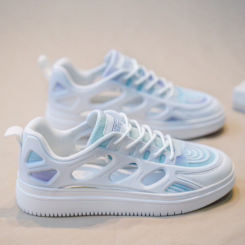 Sandals men's 2022 new summer non-slip outer wear Baotou beach hole stepping on shit feeling deodorant trend gradient hollow