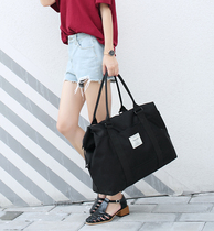 Fitness bag female shoulder luggage bag portable large capacity travel bag male duffel bag lightweight simple waterproof travel bag