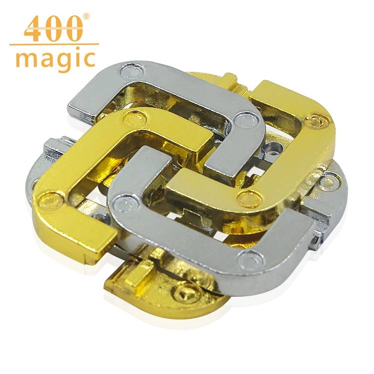 Magic Gold Intelligence Buckle Unlocking Alloy Lord of the Rings Đồ chơi giáo dục hoài cổ dành cho người lớn Metal Intelligence Buckle bộ đồ chơi