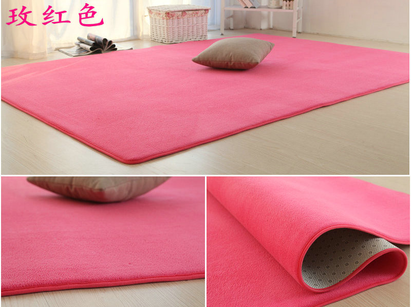 Bàn cà phê thảm dày san hô fleece phòng khách phòng ngủ đầy đủ tatami hộ gia đình hiện đại bột có thể được thiết lập cạnh giường ngủ mat