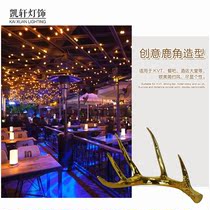 Shopping mall shop Christmas festival ceremony restaurant bar aerial hanging corridor decoration hanging decoration ceiling decoration