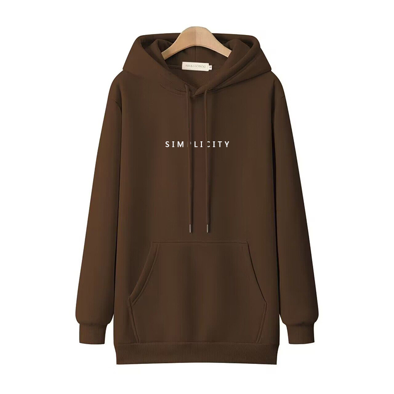 Spring and Autumn Mid-Length Hooded Sweatshirt for Women with Fleece, 2026 New American Style Plus Size Popular Winter Thin Coat