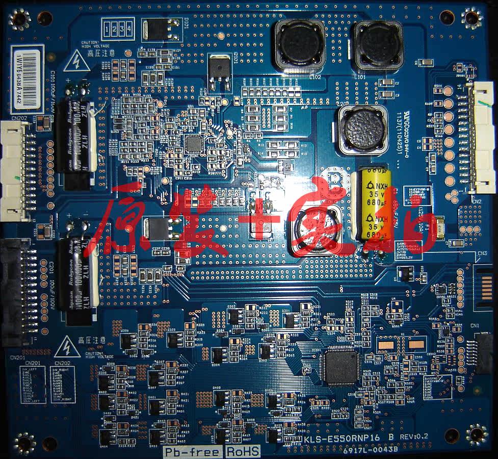 @ Genesis 55E92RD LG LC550EUN constant current boost plate KLS-E550RNP16 6917L-0043B