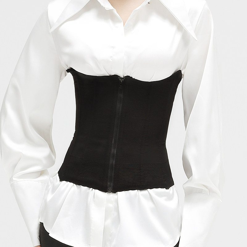 Leitney zipped waist seal with abdominal plastic waist small bruise waist PL411-Taobao