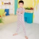 小 90-120 yard bé trai trong cổ áo cotton đồ lót phù hợp với bé mùa thu quần phù hợp với đồ ngủ trẻ em