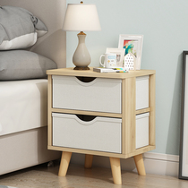 Simple bedside table simple modern storage cabinet lockers Nordic bedroom mini economy bedside cabinet