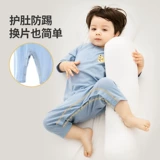 Детская летняя тонкая пижама, хлопковый детский лонгслив, костюм мальчика цветочника, спальный мешок