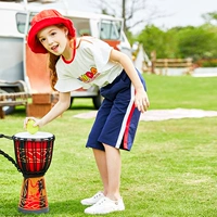 Белый топ+синие брюки [набор 17 для 10 юаней]