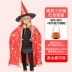 Halloween trẻ em trang phục bé trai áo choàng áo choàng phù thủy quần áo mẫu giáo khu vực biểu diễn chất liệu đạo cụ trang phục 