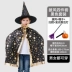 Halloween trẻ em trang phục bé trai áo choàng áo choàng phù thủy quần áo mẫu giáo khu vực biểu diễn chất liệu đạo cụ trang phục 