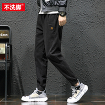 Fat Childrens Day Department Brief About Little Pants Mens Big Code Supper 100 Casual Students Youth Boomer Spring Autumn Season bunches Pants
