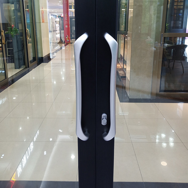 [USD 39.29] New Handle Balcony Door Handle Aluminum Alloy Pull Handle