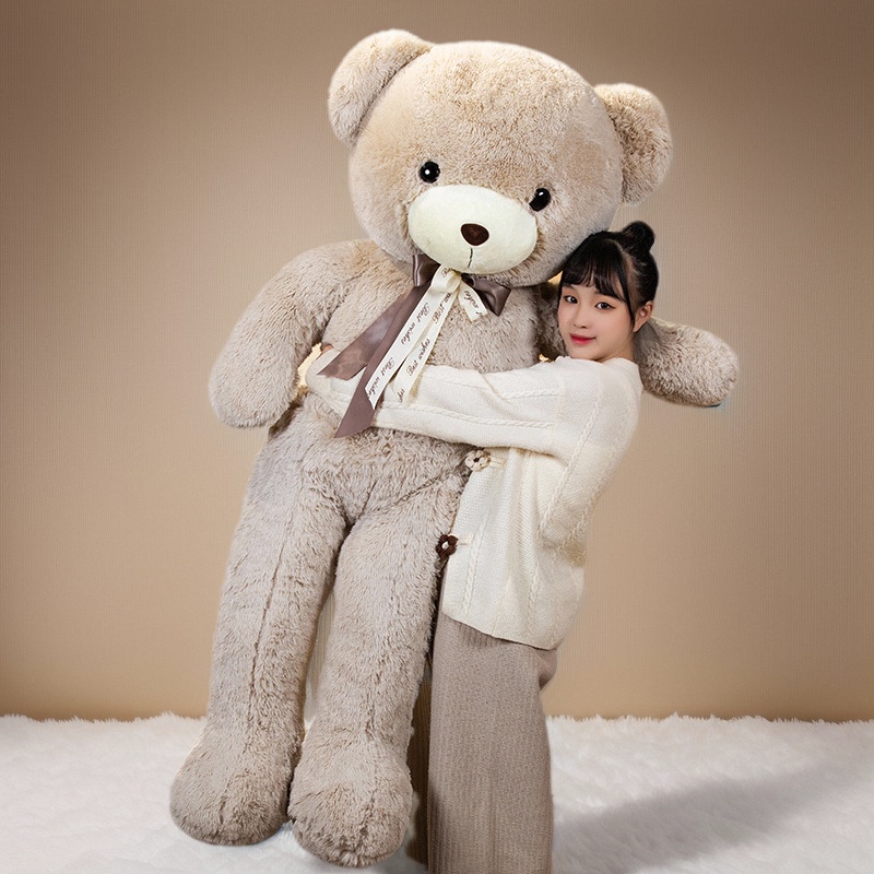 Plush Toy Big Bear Doll Sleeping Oversized Stuffed Doll Huggable Bear Teddy Bear Doll Birthday Gift for Girls