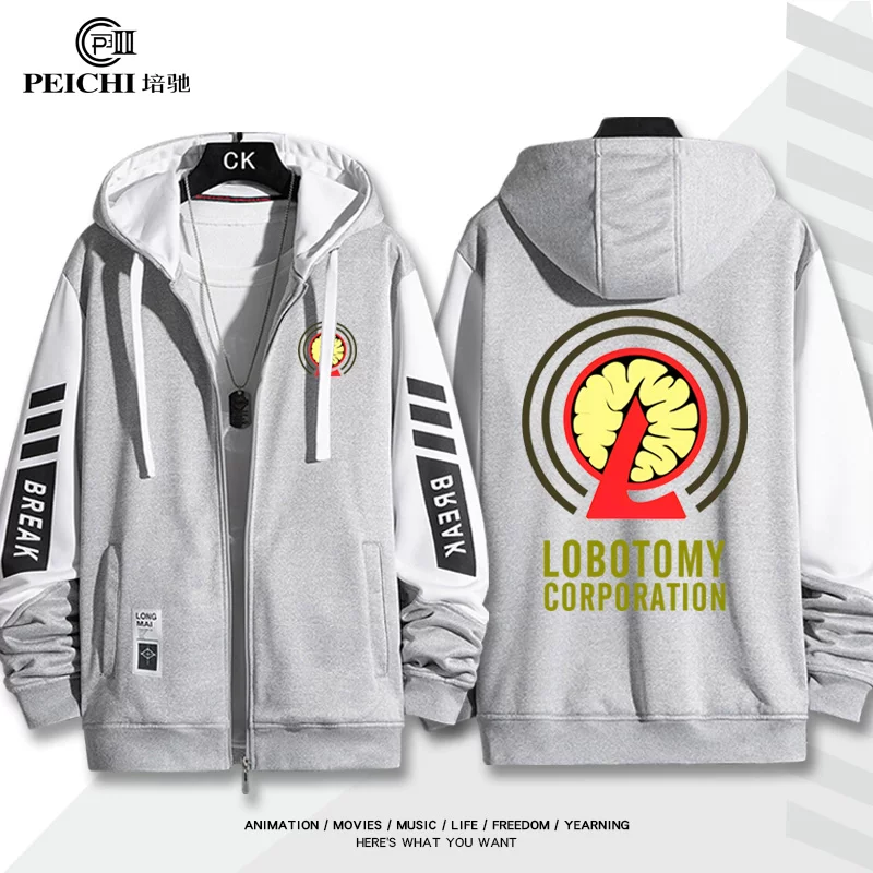 Худи-рубашка с принтом из анимационной игры Lobotomy Corporation, мужская молодежная одежда