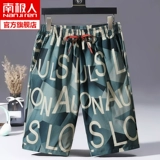 Летние шелковые шорты, трендовые тонкие пляжные штаны для отдыха