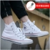 Giày Converse Converse và giày nữ tất cả các ngôi sao đôi giày cao cổ màu đen cổ điển - Plimsolls shop giày sneaker Plimsolls