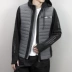 Adidas Neo nam 2018 mùa đông gió ấm áp ngoài trời quần áo cotton thể thao áo khoác xuống áo khoác CD2301 Quần áo độn bông thể thao