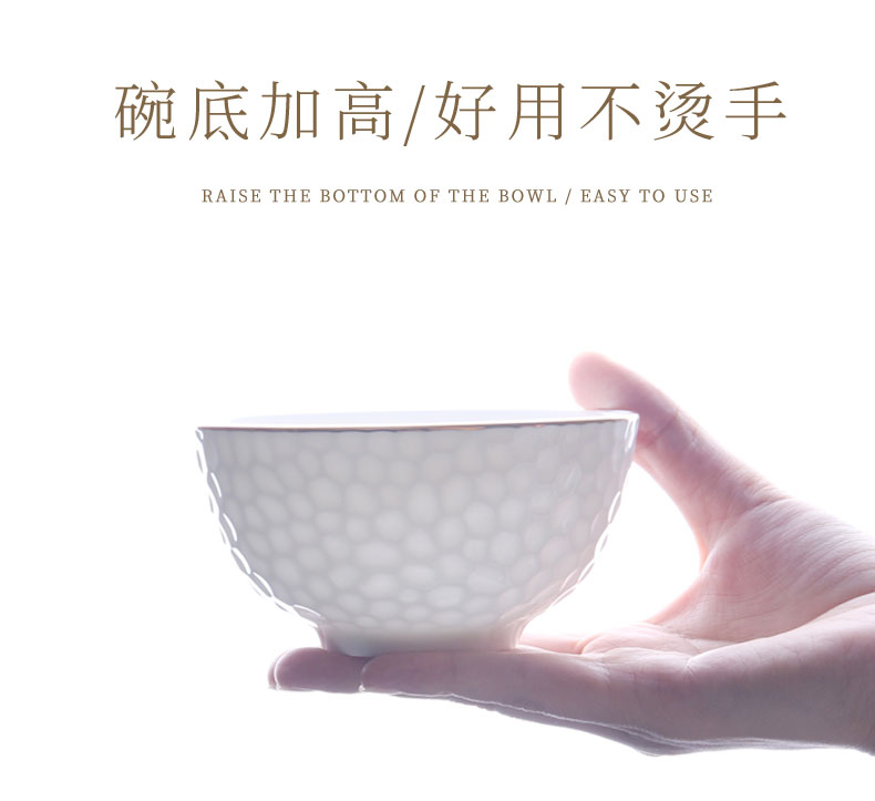 Paint at home of jingdezhen ceramic bowl ipads porcelain tableware rice bowls large bowl to eat small rainbow such as bowl soup bowl