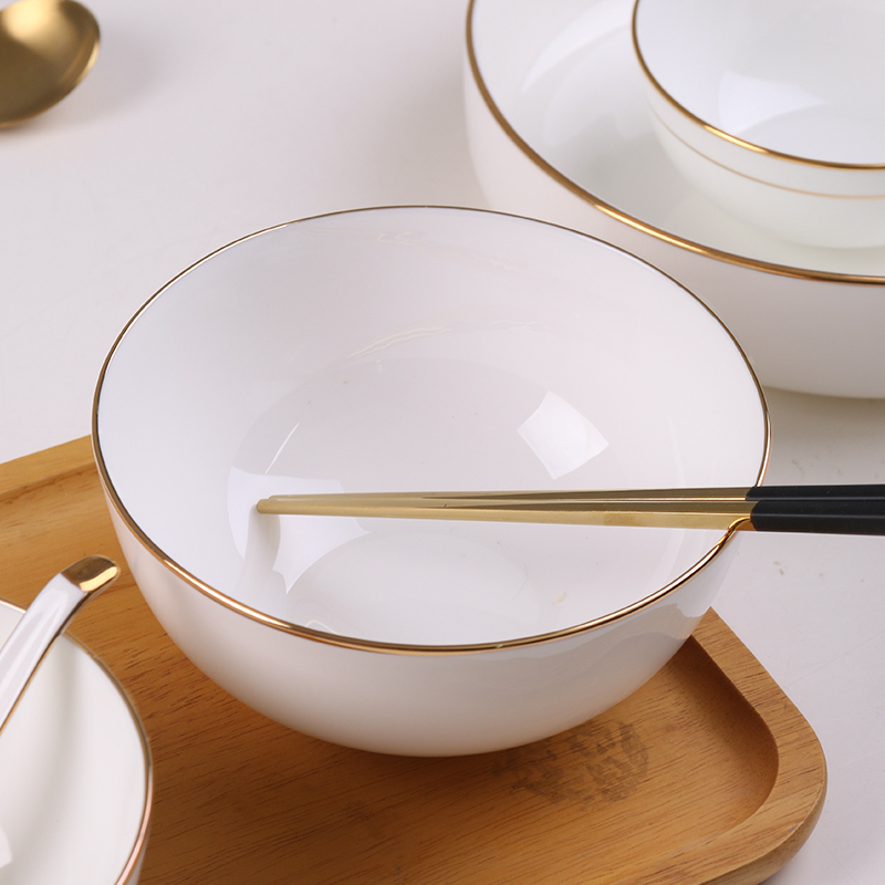 Jingdezhen Chinese style household to eat bread and butter rice bowls rainbow such use pure creative ceramic bowl up phnom penh soup bowl mercifully rainbow such use