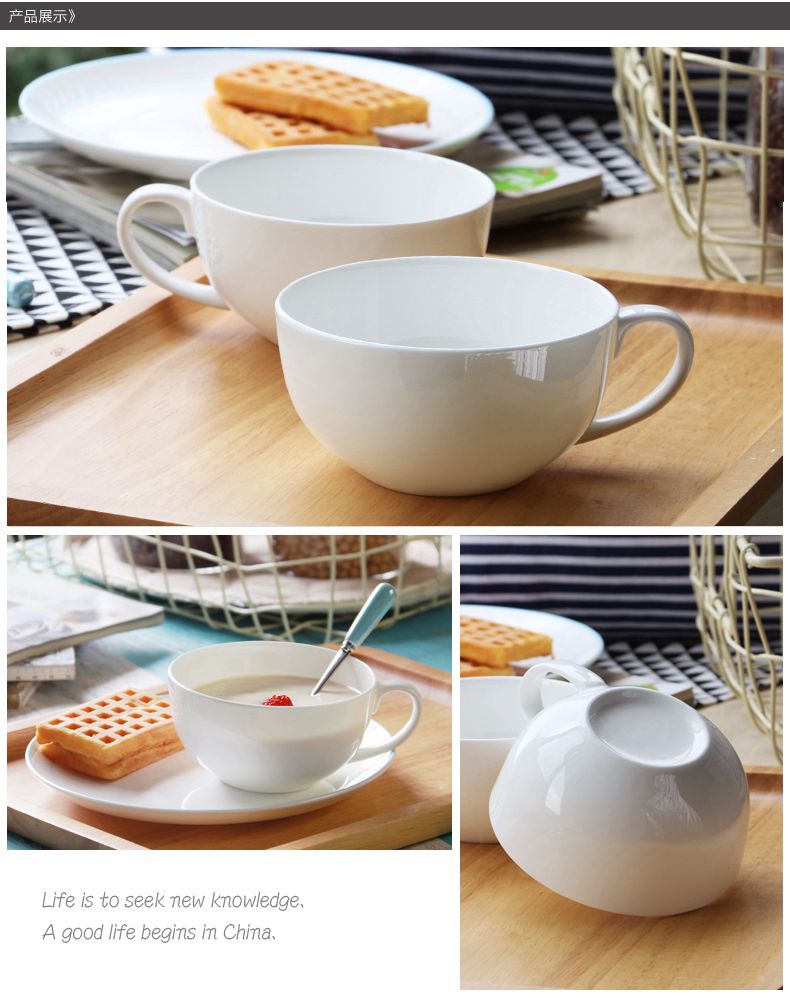 Cốc sữa có nắp, bột yến mạch, cốc ngũ cốc, cốc ăn sáng bằng gốm, dung tích lớn, cốc nước dễ thương, cốc sứ xương bình giữ nhiệt lock&lock 1000ml