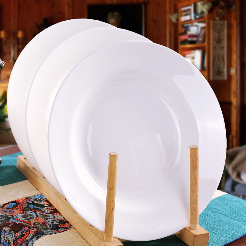 Jingdezhen ceramic contracted a total of 10 Chinese 56 dishes set tableware bowls of ipads plate combination dishes