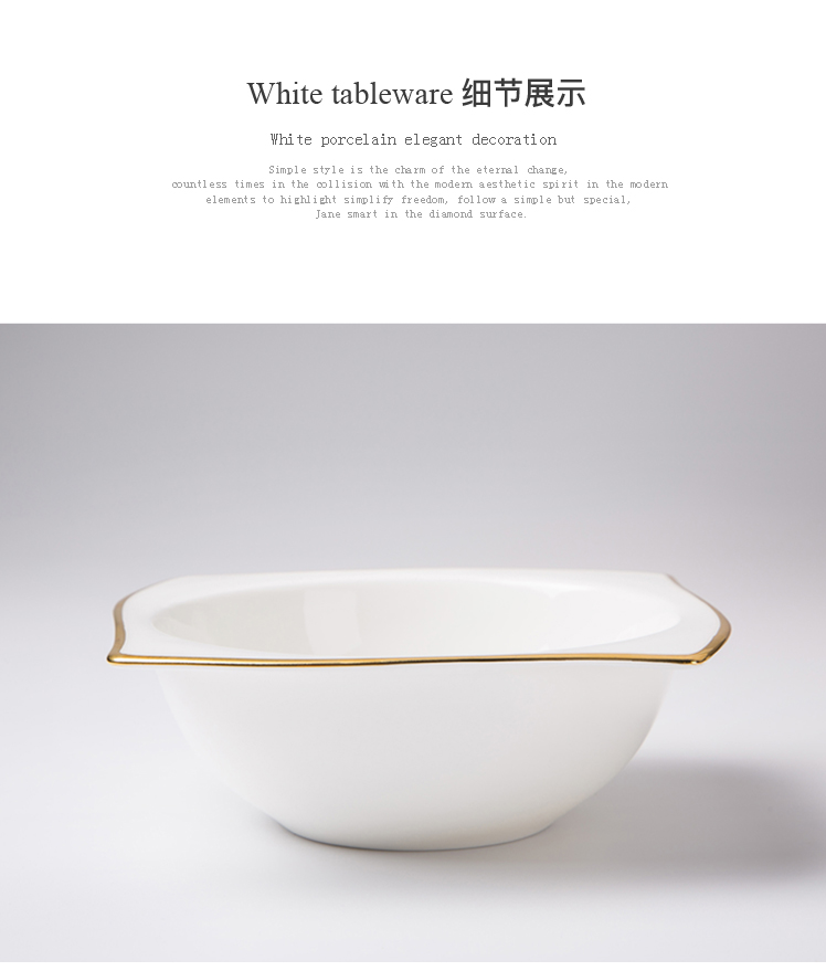 A single creative Japanese ceramic bowl bowl of fruit salad bowl household to eat small bowl ipads porcelain rice bowls four bowls