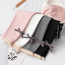 Girl Beats Bottom Pants Spring Autumn Slim pure cotton Children pants baby trousers foreign air white little girl in spring outwear