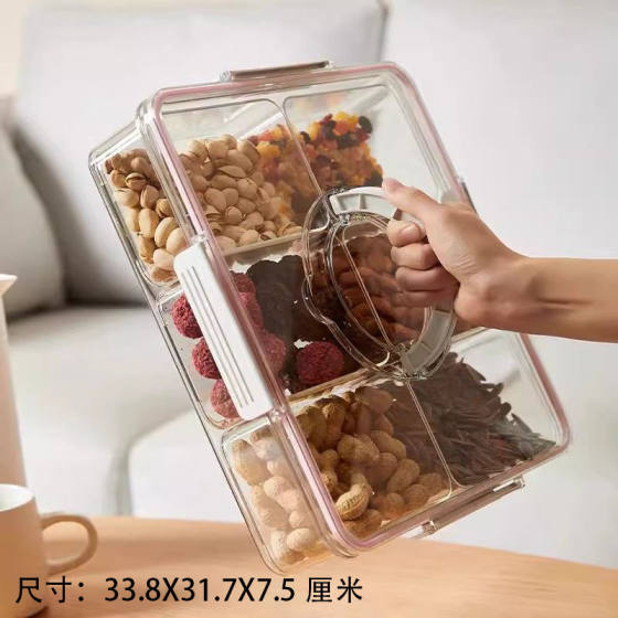 Dried fruit plate for home living room coffee table snack storage box