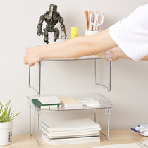 Book desktop storage acrylic desk desk documents stationery student storage bookshelf finishing artifact