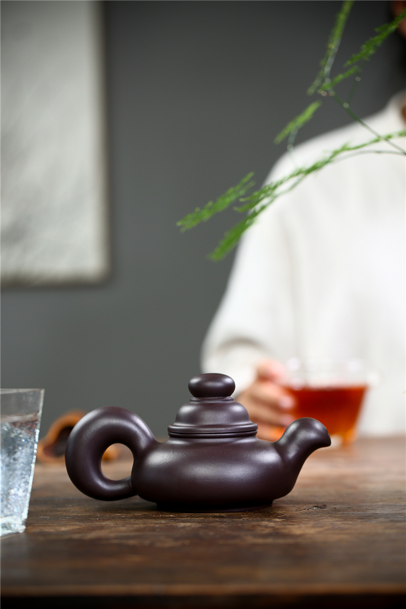 Leopard lam, yixing pure manual it the rule size han purple clay teapot priests kung fu tea set suits for