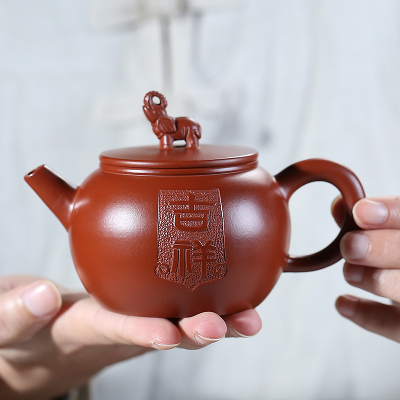 Leopard lam, gift yixing are it to pure manual xi shi the best kung fu undressed ore old purple clay teapot tea set