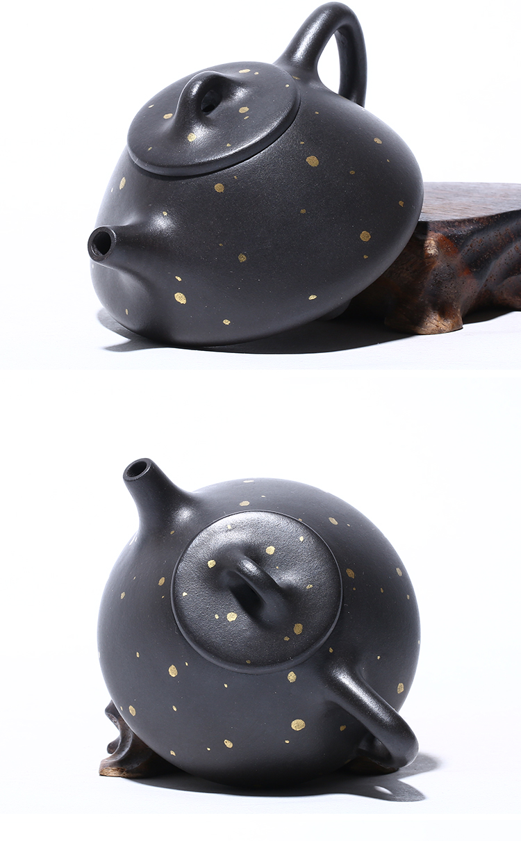 Leopard lam, yixing famous quality goods are it to pure manual kung fu tea set teapot best xi shi pot of the teapot