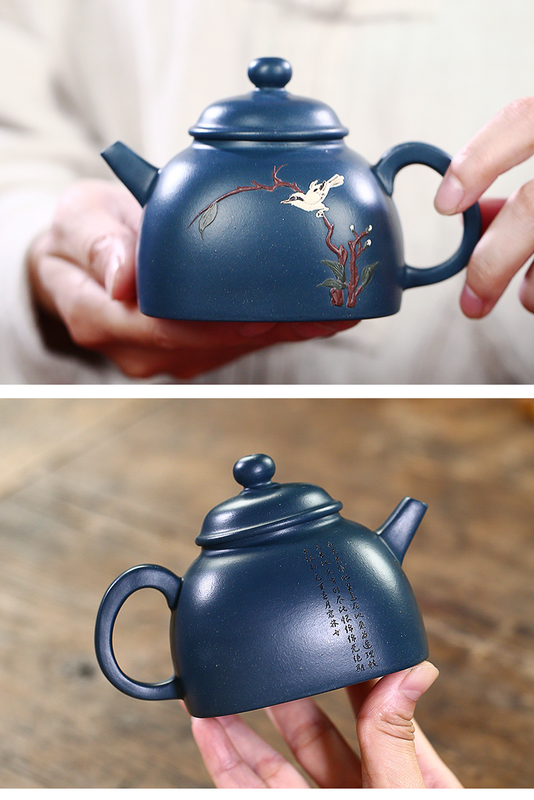 Leopard lam, mingyuan tea pot of yixing it pure manual dahongpao kung fu tea authentic beauty suit the teapot